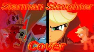 FNF|Starman Slaughter but Rainbow.Exe Fluttershy, Twilight, Pinkie.Exes and Applejack sing it|Cover