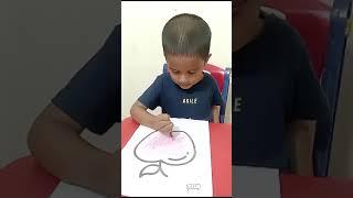 Viraj | Drawing Practice | Rise Play School Kakinada.