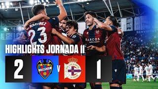 J11 Hightlights del partido Levante UD 2-1 RC Deportivo | LaLiga Hypermotion 2024/25