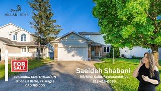 Single House For Sale in Stittsville, Ottawa West - 3 Beds, 3 Baths, 2 Garages - Price: $785,000