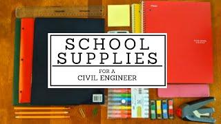 10 Must-Have School Supplies for Civil Engineering Students