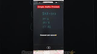 A simple yet viral maths problem #pemdas #bodmas #algebra