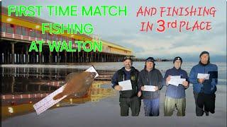 First time match fishing at Walton on the naze with W.S.A.C