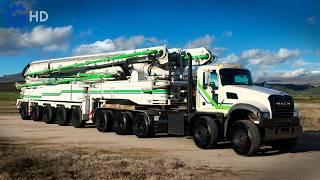 The LARGEST Concrete Pump Truck in the WORLD ▶ Most INCREDIBLE Concrete Pump Trucks