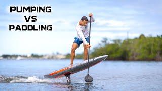 Pumping VS paddling | what's the most important for paddling up on a DW SUP foil