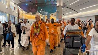 Sripada Bhakti Vikasa Swami  Arrives In Atlanta | Georgia, USA