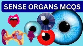 Sense Organs MCQS | QUIZ QUESTIONS AND ANSWERS | Multiple Choice Questions |