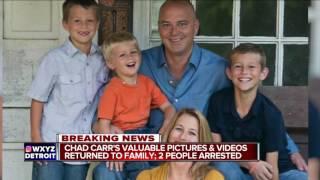 Pictures of Chad Carr returned to family, 2 arrested