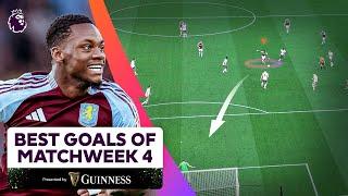 Best Goals Matchweek 4 ft. Haaland, Duran & More! | Presented by Guinness