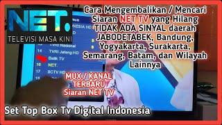 Cara mencari siaran Net TV terbaru yang hilang tidak ada sinyal di beberapa wilayah