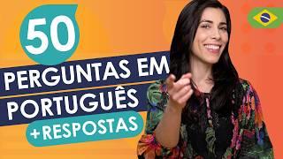 Easy Conversation Practice in Portuguese  50 Common Questions & Answers