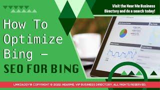 How To Optimize Bing - SEO For Bing