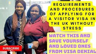 HOW TO APPLY FOR VISITOR'S VISA FOR SELF EMPLOYED OR UNEMPLOYED PARENTS OR SIBLINGS OR FRIEND TO UK