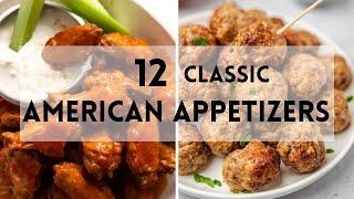 12 Easy Classic AMERICAN APPETIZERS for Party #appetizerideas #recipeideas #classicfood #appetizer