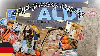  60 € Grocery Shopping at Aldisüd | Food Budget in Germany as a single Student