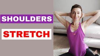 Stretch & Relax Shoulders | Set of Exercises | No Equipment | Rehab Practices With Victoria