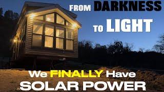 POWER AT LAST! 11kW Off-Grid Electricity On Our TINY HOMEstead #offgrid #homestead #tinyhouse