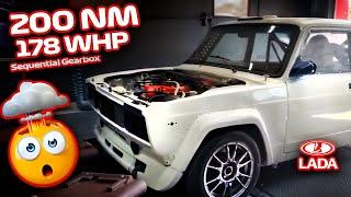 LADA 1800 Dyno | 200NM & 178WHP | 8800rpm | Zaio Tuning Team