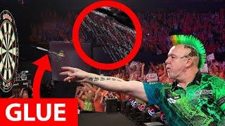 Darts Players Cheating During A Match