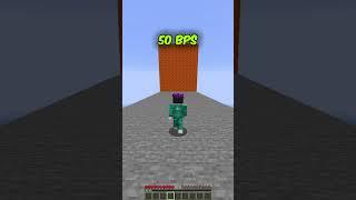 Minecraft Lava vs Different BPS #shorts