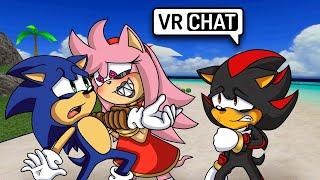 SONIC AND SHADOW ENCOUNTER MASH AMY! IN VR CHAT!