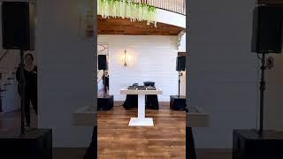 Wedding DJ setup views #dj #weddingdj #dallasdj #clubdj