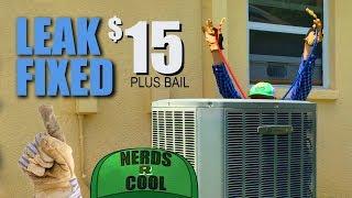 AC Leak Repair for $15 -- Cheap & Simple Central Air Fix