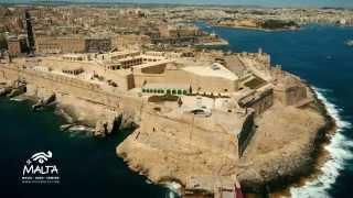 VALLETTA AND GRAND HARBOUR FROM THE AIR