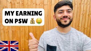 How much a Student Can Earn on PSW in UK  My Earning on PSW in UK 