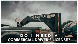 Do I need a #CDL? Find out if you need a commercial drivers license for your #Truck & #Trailer.