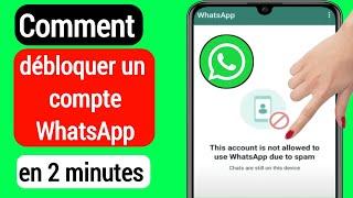 Comment réparer ce compte n'est pas autorisé à utiliser WhatsApp en raison de spam (2022)