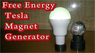 New Free Energy Tesla Magnet Generator