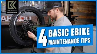 Basic Electric Bike maintenance tips you can do at home!