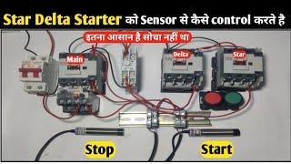 Star Delta Starter Control With Sensor! Star Delta Starter Control Wiring