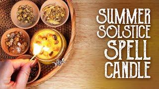 Summer Solstice Spell Candle Recipe - Candle Magic - Color Magic - Witchcraft - Magical Crafting