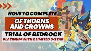 【Genshin Impact】Of Thorns and Crowns Event | Trial of Bedrock, Song of the Fireflies (Platinum)