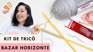 AULA DE TRICÔ DO ZERO (Aula 1) - VEM APRENDER A TRICOTAR! - Parceria Bazar Horizonte