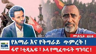 የአማራ እና የትግራይ  ጥምረት ! / ፋኖ ፣ቲዲኤፍ ፣ ኦላ የሚፈጥሩት ግንባር !