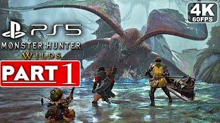 MONSTER HUNTER WILDS Gameplay Walkthrough Part 1 [4K 60FPS PS5] - No Commentary