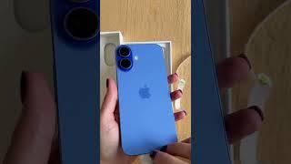 Unboxing the iPhone 16 in Ultramarine