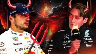 Verräter, Lügner: Jetzt eskaliert's zwischen Verstappen & Russell!