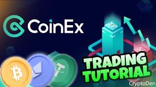 CoinEx | Kürzestes Trading Tutorial | für Anfänger | Deutsch |CryptoDen