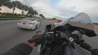 Yamaha R1 Crossplane ASMR - Miami Ride