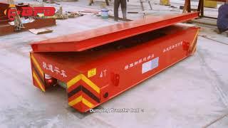 Heavy Industrial Machine Handling Custom Transfer Car Move On Rail Road