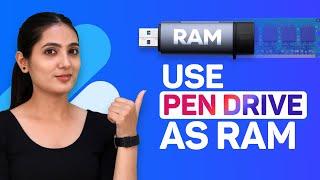 How To Use USB Flash Drive as A RAM In Windows 10 | USB Pen Drive As RAM