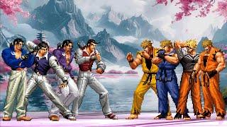 [KOF Mugen] Robert Garcia Team vs Ryo Sakazaki Team