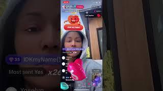 Nicki Minaj live on TikTok