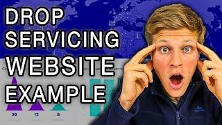 Drop Servicing Website Example
