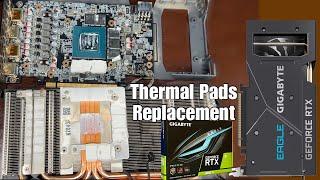 3060 Ti Gigabite Eagle, Thermal Pads Replacement