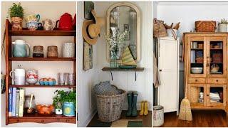 100+Vintage style farmhouse decor inspiration. Vintage decor ideas. #interiordesign #vintagestyle